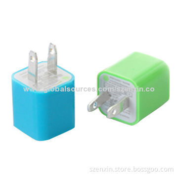 High-quality colorful USB wall charger for iPhone